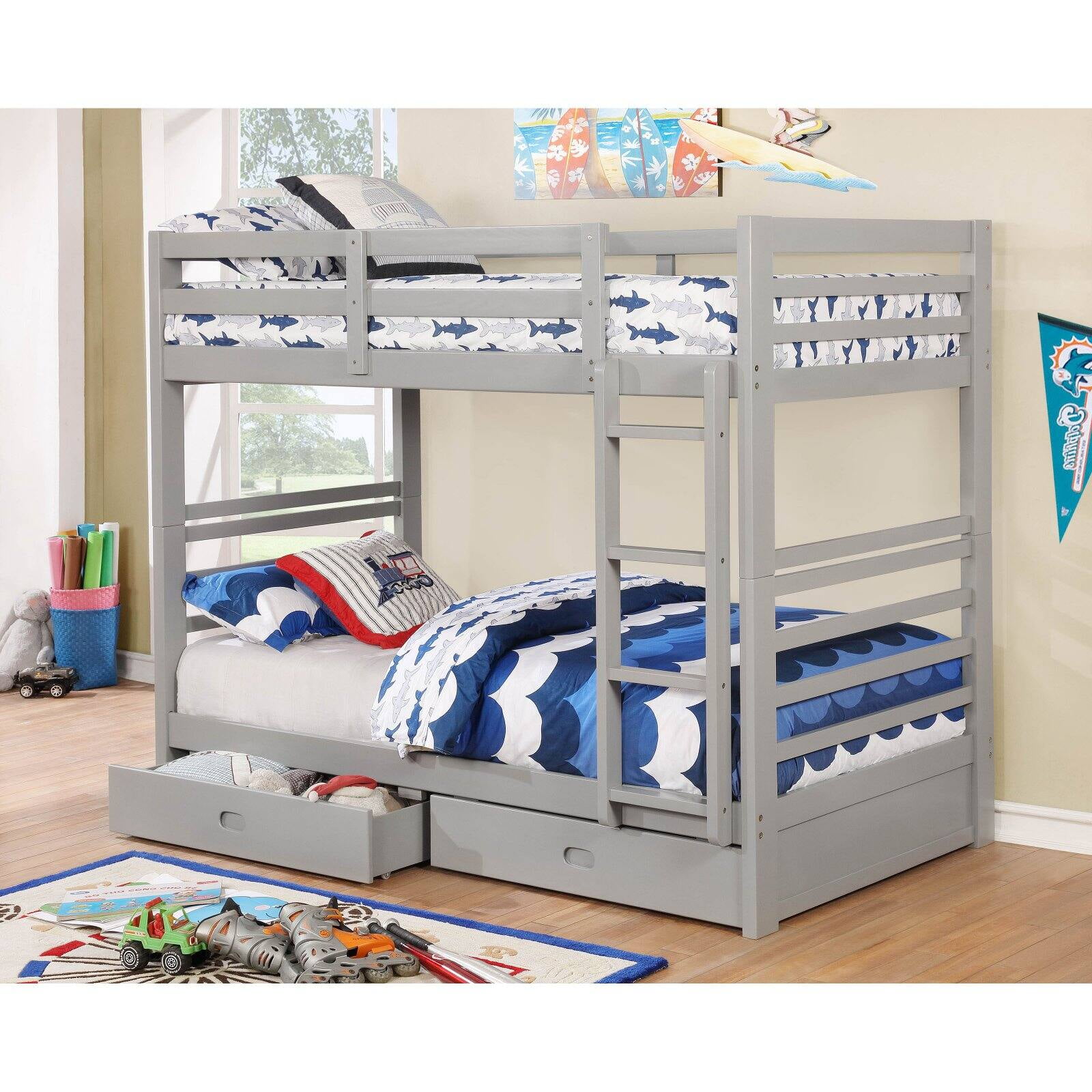 walmart bunk beds with storage