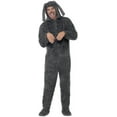 thumbnail image 2 of Fluffy Dog Costume Adult Grey Animal Medium Male Fancy Dress Party Book Week Halloween, 2 of 2