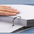 thumbnail image 4 of LNGOOR 1pc 4-Ring Binder  A4 Size 220-Sheet Capacity Loose-Leaf Folder Suitable For Classifying And Managing Office  Home  And School Documents And Test Papers, 4 of 7