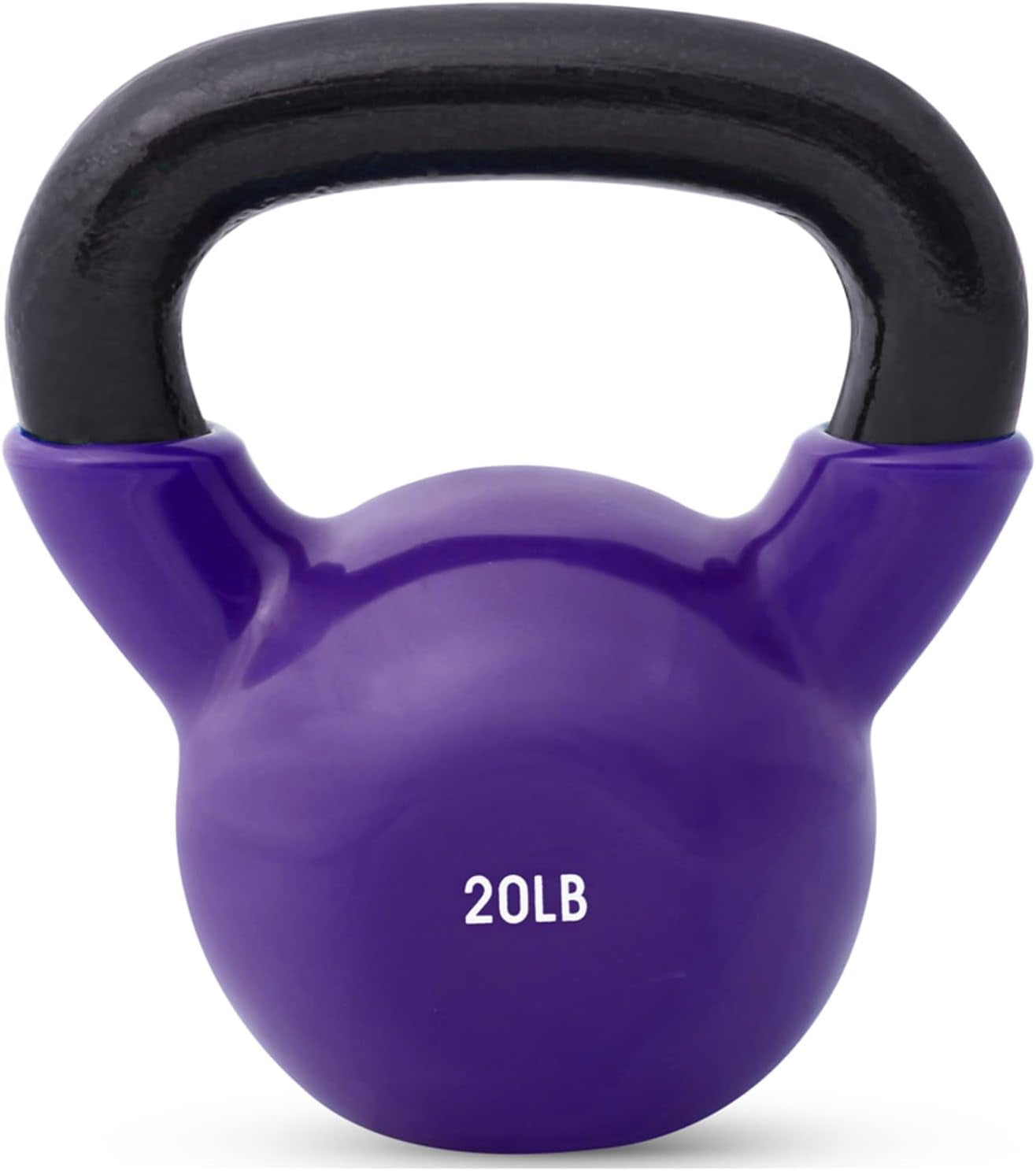 Set Kettlebell Wide Grip 3 Pezzi – Pesi Vinilici 10LB, 15LB, 20LB Per Fitness E Palestra