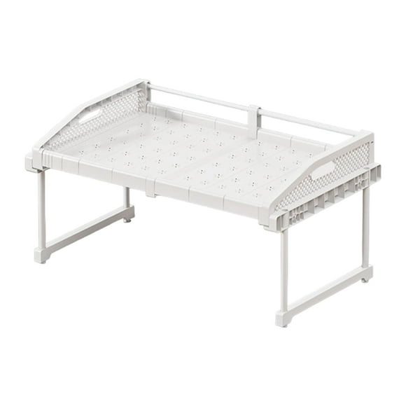 Tnarru Pull Out Cabinet Organizer Divider Racks Storage Bin Pull Out Shelves Sliding under Shelf Basket for Cupboard Dresser Counter Low guardrail