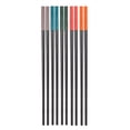 thumbnail image 1 of Reusable Chopsticks - 5 Pairs Chopsticks - Easy to Use - Square Lightweight Chop Sticks - Gift, 1 of 5
