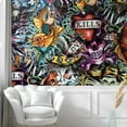 thumbnail image 2 of Idea4wall 7pcs Mermaid & Captain Skeleton Colorful Stick Wallpaper Removable Wall Murals Large Wall Stickers for Home Decoration, 72"x168", 2 of 5