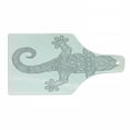 thumbnail image 1 of Salamander Cutting Board, High Detailed Overview Illustration of a Crawling Animal Silhouette, Decorative Tempered Glass Cutting and Serving Board, in 3 Sizes, by Ambesonne, 1 of 2