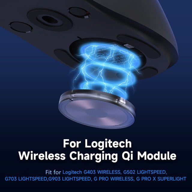 NATEFEMIN Smart Wireless Charging Solution for Logitech Pro Wireless Mice - Prevents Overheating