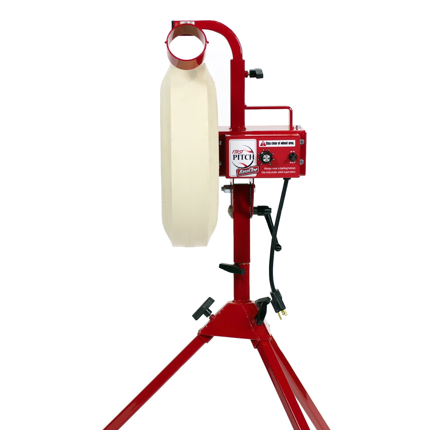 First Pitch Baseline Kids Youth Team Baseball Softball 70 MPH Pitching Machine