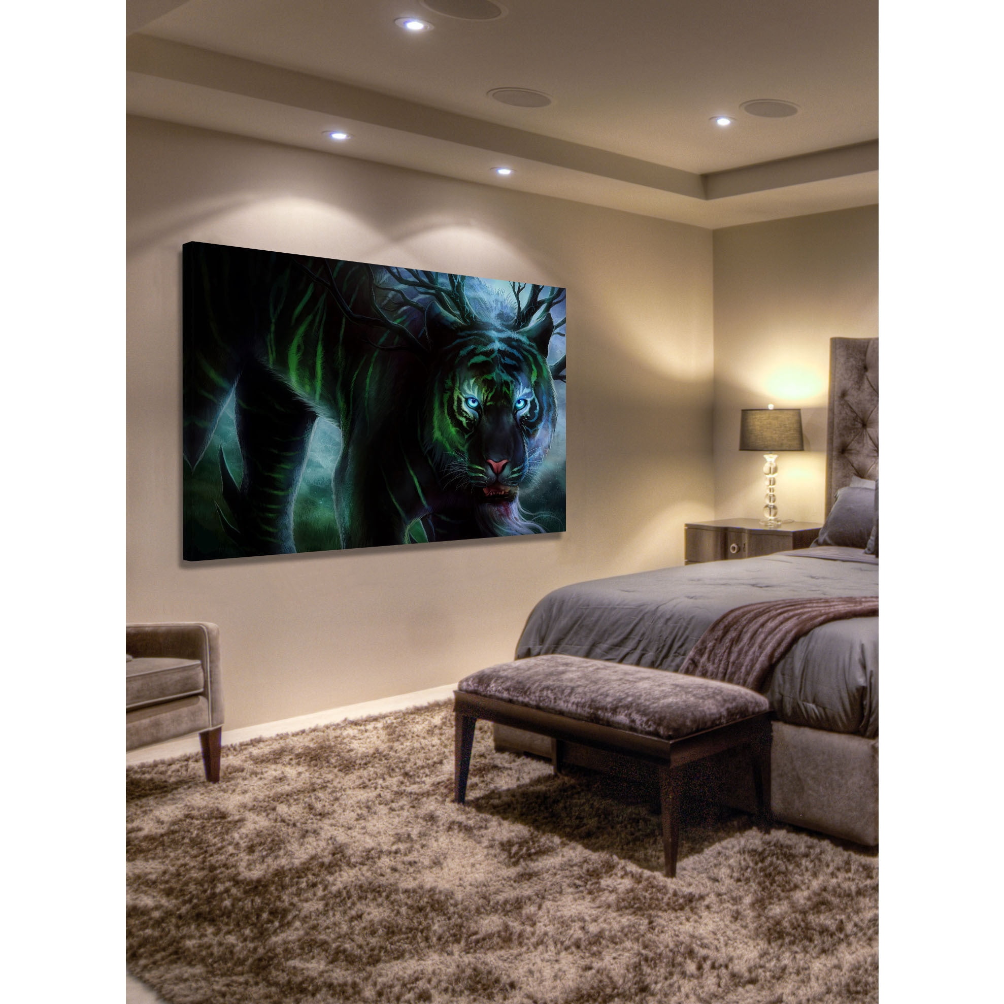 Marmont Hill "Cold Stare" Painting Print on Canvas