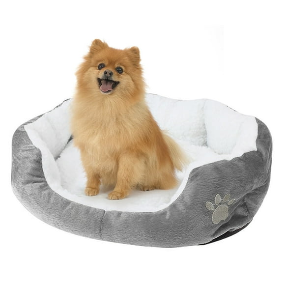 Oalirro Pet Bed, Self-Warming Indoor Puppy Cushion Doghouse Soft Fleece Pet Dog Cat Bed Indoor Pillow Cuddler for Small Dogs and Cats (19.68*15.75in)