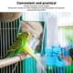 thumbnail image 4 of Botella de Agua para Pájaros Jaula Gruesa para Pájaros Alimentador de Alimentos Bebedero de Agua Accesorios para Jaula para Loros Periquitos Agapornis Cacatúas ANGGREK Otros, 4 of 8