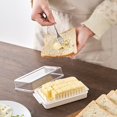 thumbnail image 4 of Convenient Butter Box Easy to Clean Plastic Dust-proof Lid Storage Container for Fridge, 4 of 10