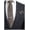 Brown, variant on Solid Color  Cashmere Necktie and Pocket Square Tie Clip Sets for Men