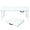 White, variant on 4ft Table with 135KG Max Weight / Camping Use, Foldable and Convenient