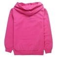 thumbnail image 4 of LTTVQM Hooded Sweatshirts for Toddler Girls Size 11-12 Long Sleeve Fall Cute Sweatshirt Loose Fit Pullover Tops with Pockets Trendy Hoodies for Teen Girls Hot Pink 11-12 Years, 4 of 5