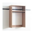 thumbnail image 3 of Klair Living Devi Oak Wall Mounted Walk in Wood Closet System, 3 of 5
