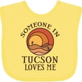 thumbnail image 3 of Inktastic Someone in Tucson Arizona Loves Me Boys or Girls Baby Bib, 3 of 4