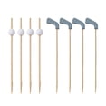 thumbnail image 2 of mdesiwst 100/200Pcs Golf Club Cocktail Picks Decorative Bamboo Skewer Sticks Party Buffet Cupcake Food Fruit Drink Appetizer Sticks Toothpicks, 2 of 8