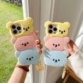 thumbnail image 3 of BINUFF Cute Candy Stack Bear Phone Case 3D Silicone for iPhone 11/12/13/14/15 Pro Max, 3 of 6