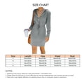 thumbnail image 5 of Vestido de manga larga,Sudadera con capucha de manga larga Vestido con cuello en V con capucha Vestido con capucha de mujer diseñado a medida, 5 of 5