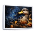 thumbnail image 2 of Designart "Elegance of Baroque Blue Duck II" Animals Framed Wall Art - Modern Farmhouse Blue Duck Entryway Framed Wall Art Print, 2 of 6