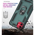 thumbnail image 6 of Case for iPhone 11 Phone Case iPhone 11 Case,[ Military Grade ] Shock-Absorption Bumper Cover iPhone 11 Anti-Scratch Case with Ring Car Mount Kickstand for iPhone 11 - Teal, 6 of 12