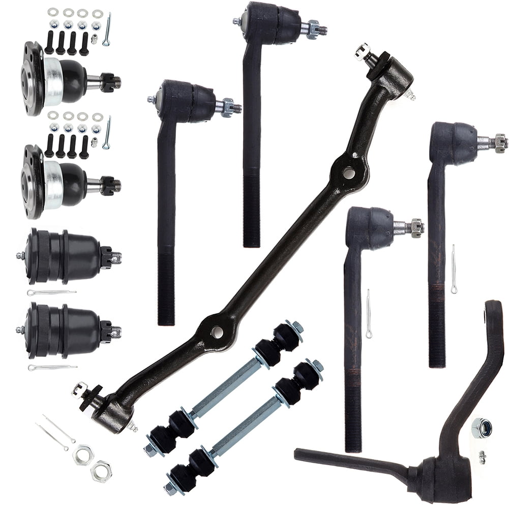 ECCPP - 12PC Upper Lower Ball Joint Center Link Tie Rod End Sway Bar End Link Idler Arm - Compatible with 1996-2003 for Chevy S10 1996-2003 for GMC Sonoma Suspension Kit