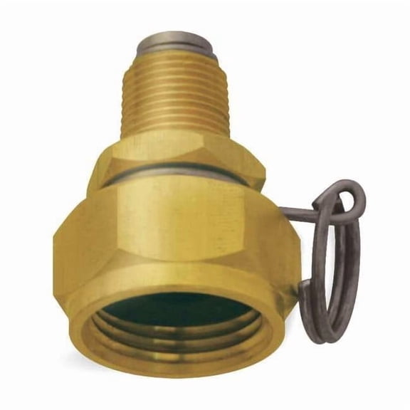 Sani-Lav Swivel Hose Adapter,Brass,3/4" x 3/8" N12