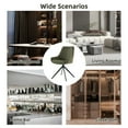 thumbnail image 3 of ALEAVIC Modern Dining Chair No Wheel, Set of 4 Swivel Desk Chair, Green, 3 of 5