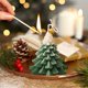 thumbnail image 1 of Vela de cera de soja perfumada Yyuenw Mini, vela perfumada con forma de árbol de Navidad, velas de té, velas de aromaterapia de cera de soja, regalo para decoración de fiestas navideñas, mesas del, 1 of 5