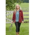 thumbnail image 6 of Legendary Whitetails Women's Trail Guide Fleece Long Sleeve Button Up Shirt, 6 of 6