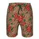 thumbnail image 3 of Balery Rose Mix Leopard 1 Traje de Baño Estilo Hawaiano para Hombre, Shorts de Secado Rápido con Bolsillos-Small, 3 of 6