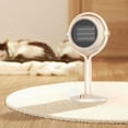 thumbnail image 1 of Calentador de espacio eléctrico, calentador portátil, ventilador, protección contra sobrecalentamiento, calentador pequeño de calentamiento rápido, 2 Vertical, 1 of 8