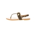 thumbnail image 2 of Victoria K Women's Denim and Pearls Sandals, 2 of 6