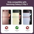 thumbnail image 5 of for Galaxy Z Flip 3 Case, Liquid Silicone Case for Samsung Galaxy Z Flip 3 5G Slim case Shockproof Protective Soft Silicone Rubber- Black, 5 of 12