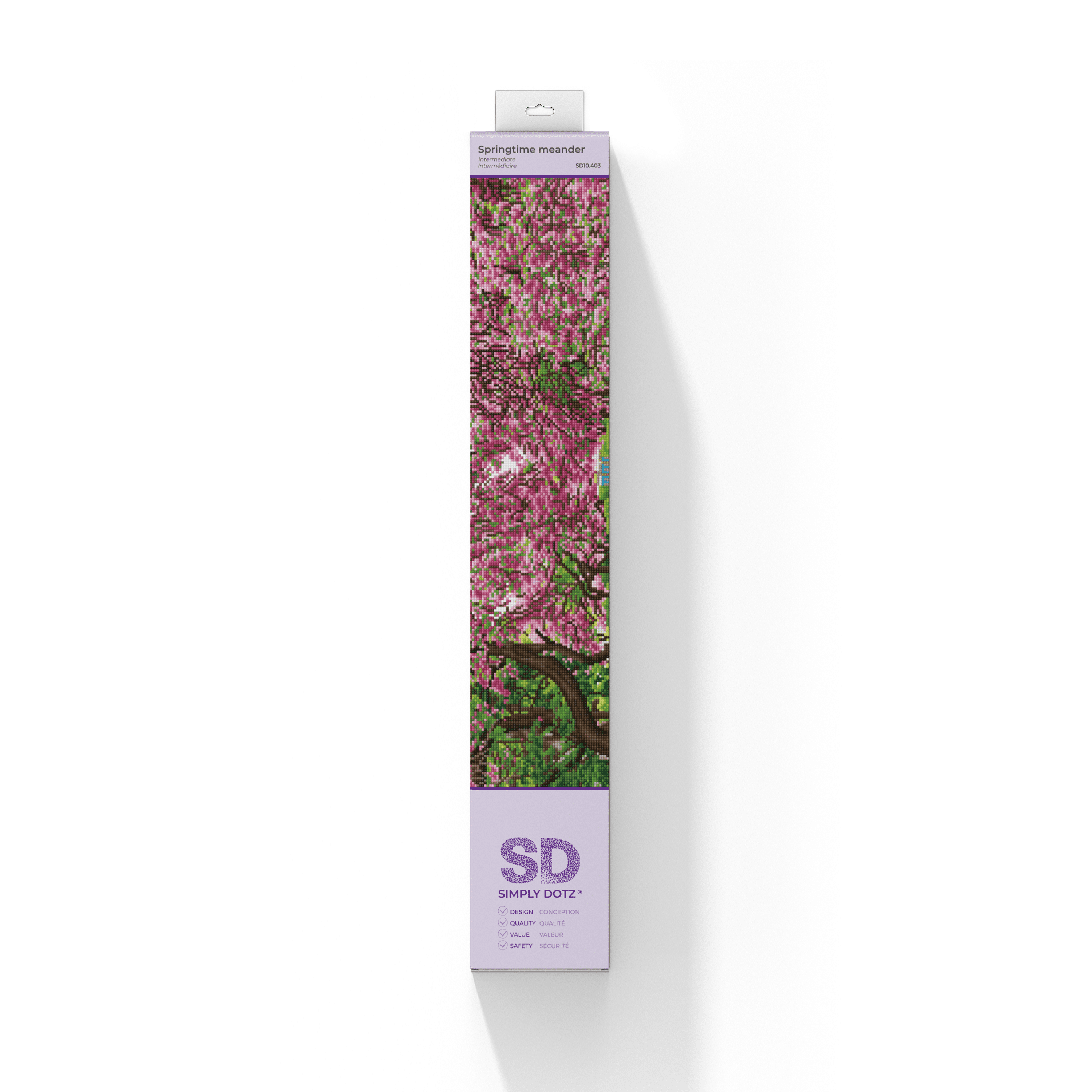 Diamond Dotz Springtime Meander Landscape Diamond Painting Kits for Adults - Diamond Art Kits a Relaxing Creative Craft Kit with Dotz Gems 18.5"x28.4"