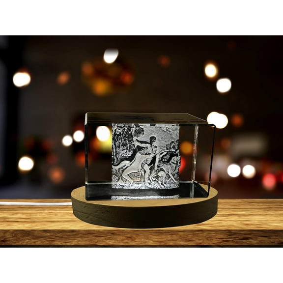 Aphrodite 3D Engraved Crystal Keepsake/Gift/Decor/Collectible/Souvenir