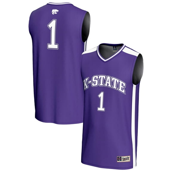 Unisex GameDay Greats #1 Purple Kansas State Wildcats Lightweight Collegiate Basketball Fashion Jersey