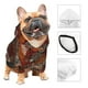 thumbnail image 3 of Fotbe Coffee Stamp Sudadera con Estampado para Perros Pequeños – Suéter con Capucha para Mascotas, Tela Suave de Forro Polar con Bolsillo-Small, 3 of 7