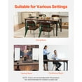thumbnail image 6 of KFFKFF Rectangle Dining Table, 71-Inch Long Wooden Table for 6-8 People, Farmhouse Style Dining Furniture, Rustic Conference Table with Sturdy Metal Legs, Ideal for Home, Kitchen, and Living Room, 6 of 9