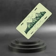 thumbnail image 6 of Mountain and Pine Sketch Front License Plate, Metal License Plate, Funny Standard Plates Personalized Novelty Decorative For Men/Women/Boys/Girls Car 6×12 Inch, 6 of 7