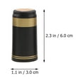 thumbnail image 2 of UNOMOR 50pcs Black PVC Heat Shrink Caps for Bottle Protection Wine Sealing Size 2.5x4.5 Inches, 2 of 8