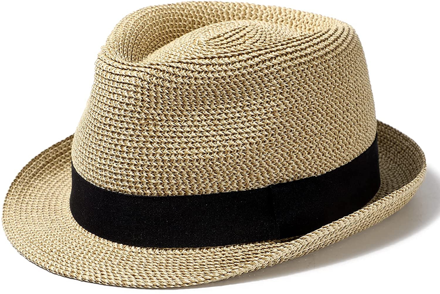 Womens Straw Hat Short Brim Panama 