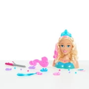 Just Play Barbie Dreamtopia Mermaid Styling Head, 22 pieces, Preschool Ages 3 up