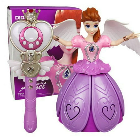 

Remote Control Girl Dancing Princess Music Doll Toys Projection Light Gift for Children Pink