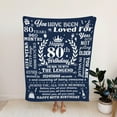 thumbnail image 4 of Birthday Gifts for Women Men Him Her, 40th 50th 60th 70th 80th Birthday Gifts for Mom Sister Wife Grandma, Best Birthday Gift Ideas Throw Blanket, Gifts for her on Birthday Mothers Day, 4 of 5