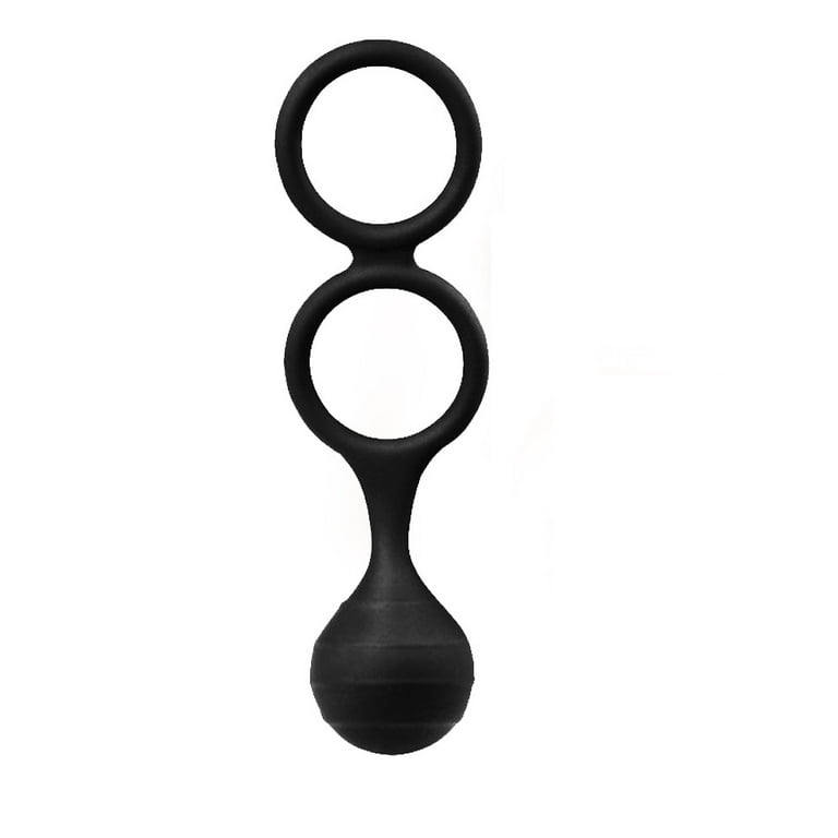 Ultra Soft Silicone Cock Rings for Men Weighted Ball with Dual Penis Rings  Cockring Male Adult Toys Sex for Men Pleasure Penisrings Harder Longer  Stronger Erection 