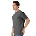 thumbnail image 4 of Gildan Light Cotton T-Shirt for Men, Adult Crewneck Tee, 100% U.S. cotton, Charcoal Tee, 2XL, 4 of 5