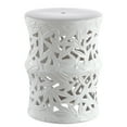 thumbnail image 3 of Safavieh Granda Round Top Ceramic Garden Stool, White, 3 of 8