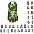 thumbnail image 2 of Sonducket Bolsa de natación impermeable de 15/20L/30L, de saco seco, colores de camuflaje, pesca, canotaje, kayak, almacenamiento, bolsa de Deportes acuáticos camuflaje verde 23x63cm, 2 of 6