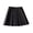Black, variant on Girls High Waisted Pleated Skirt Plain A-line Mini Skirt for Kids Skater Tennis School Uniform Skirts with Lining Shorts Teens Girl Preppy Clothes