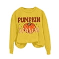 thumbnail image 4 of Mercatoo Toddler Baby Girl Boy Halloween Outfit Pumpkin Crewneck Sweatshirt Long Sleeve Sweater Pullover Top Fall Clothes, 4 of 4